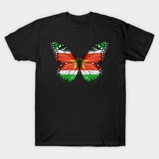 Surinamese Flag  Butterfly - Gift for Surinamese From Suriname T-Shirt